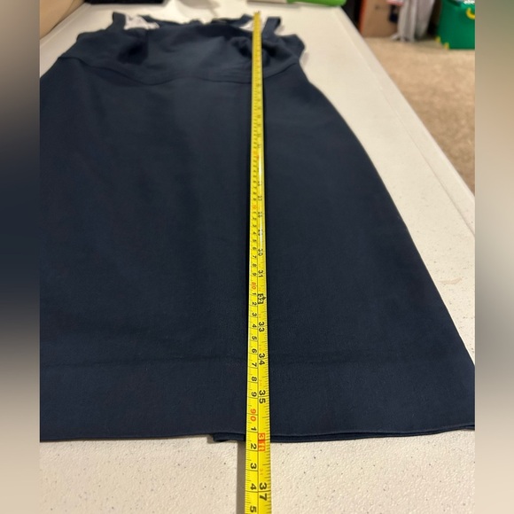 Ann Taylor Navy Blue Professional Pencil Dress - Size 0 - Picture 7 of 8